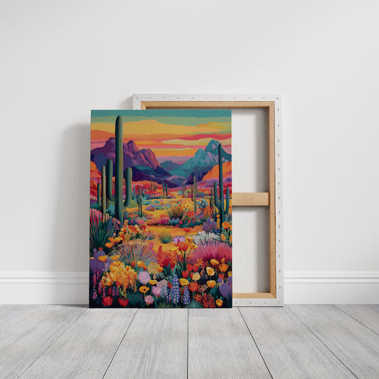 Wildflowers Paint The Desert Rainbow