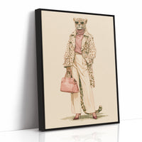 Leopard in Leopard: Watercolor Street Style Edition