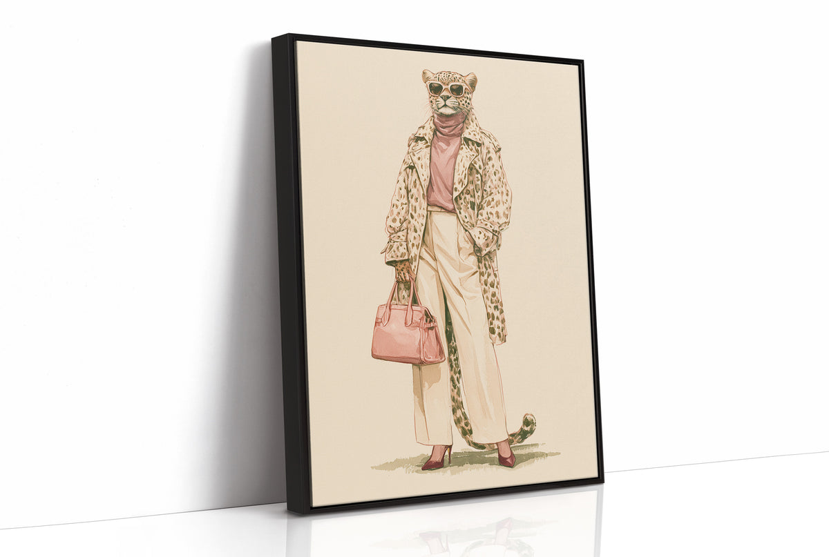 Leopard in Leopard: Watercolor Street Style Edition