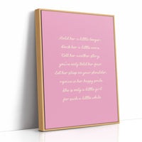 Bubblegum Lullaby in Cream Cursive