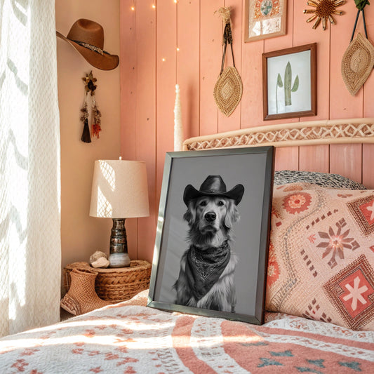 A Canine Cowboy's Quiet Standoff
