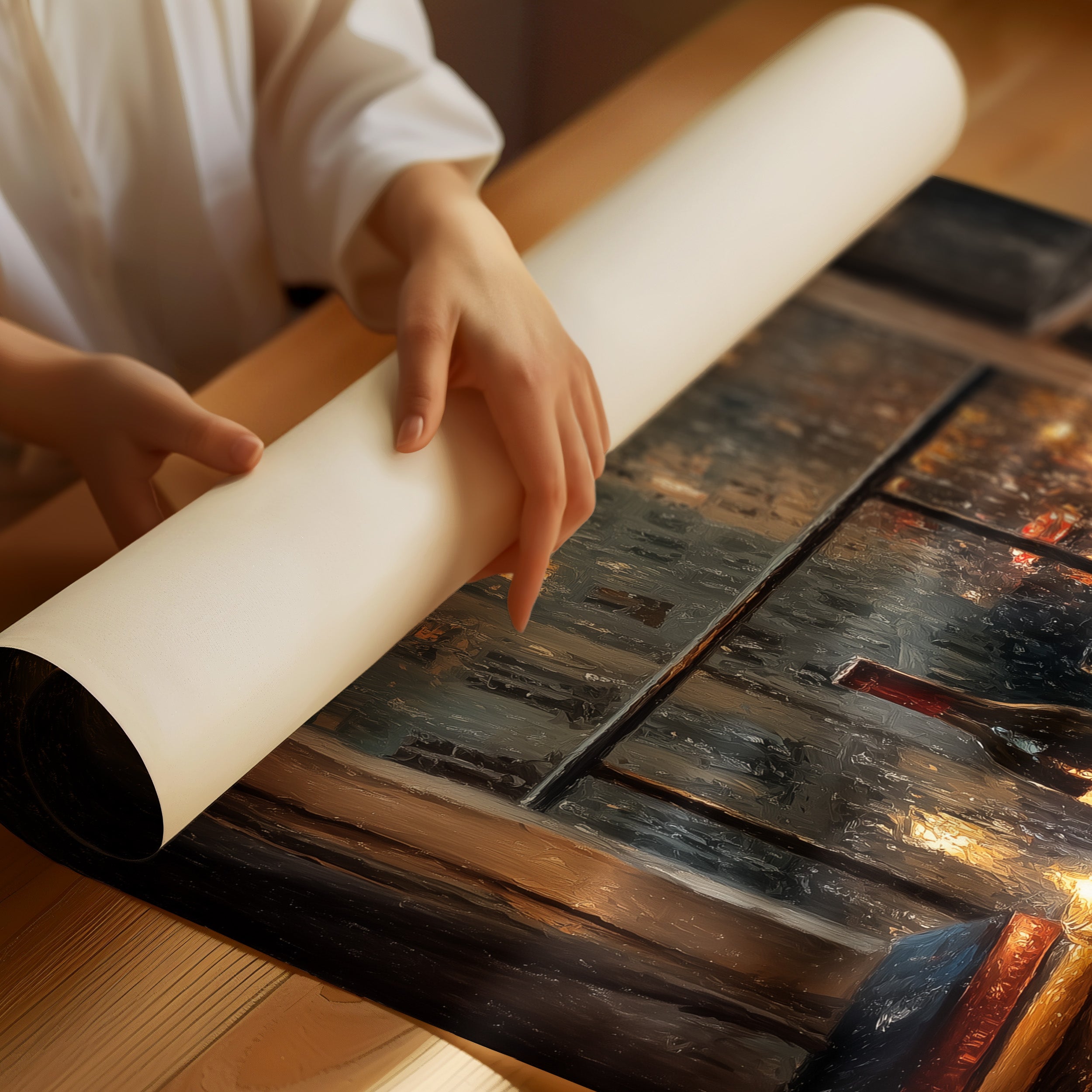 Paris Rainfall And Vintage Pages