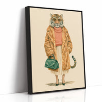 Tiger in Faux Fur: The Fashion Week Regular