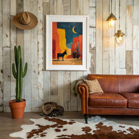 Desert Moon Finds Silent Companions