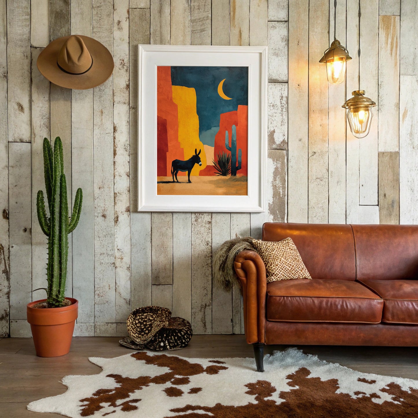 Desert Moon Finds Silent Companions