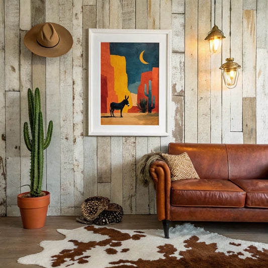 Desert Moon Finds Silent Companions