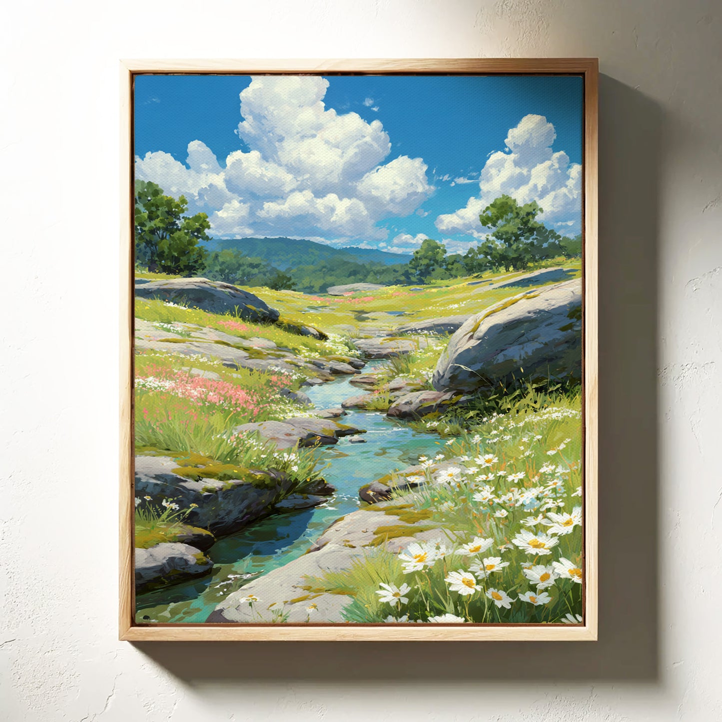 Meandering Through Sunlit Meadows