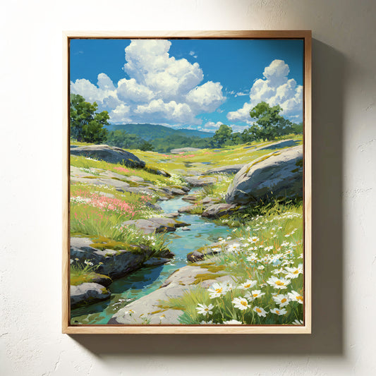 Meandering Through Sunlit Meadows