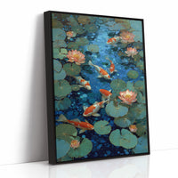 Koi Dance Through Lotus Dreams