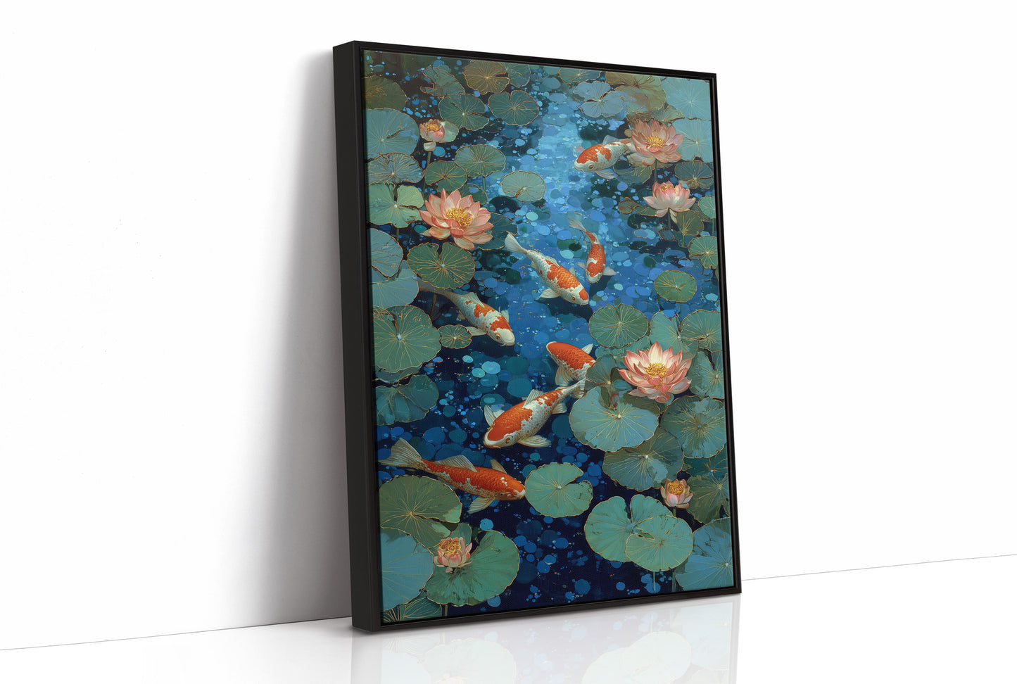 Koi Dance Through Lotus Dreams