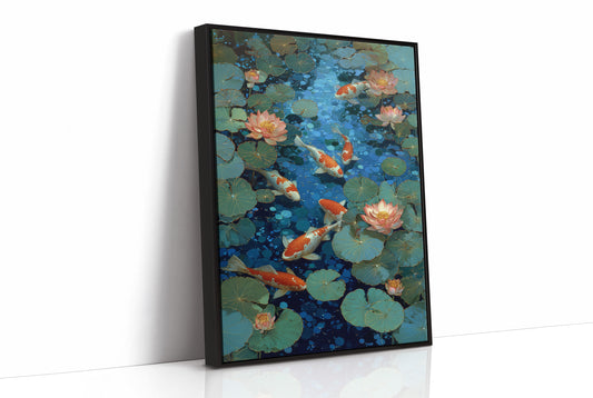 Koi Dance Through Lotus Dreams