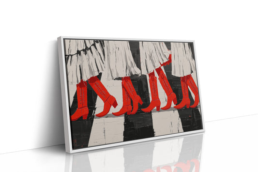 Red Boots March Into Forever