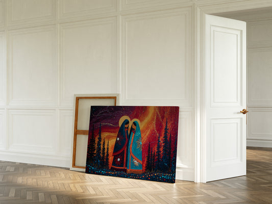 Sacred Dance Among Northern Lights