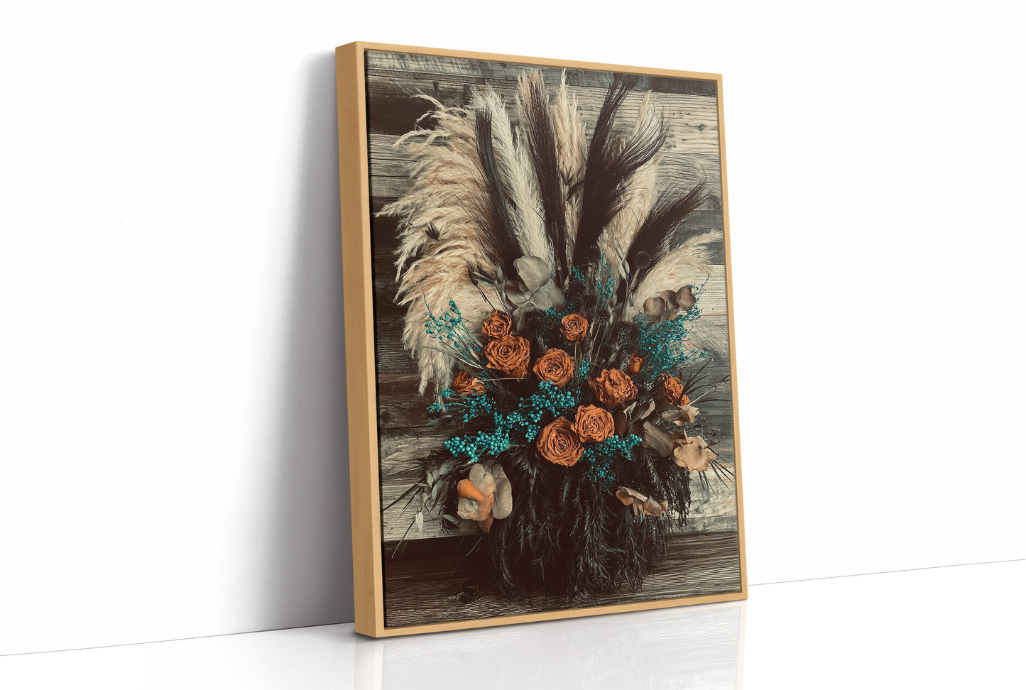 Burnt Orange Beneath the Plumes