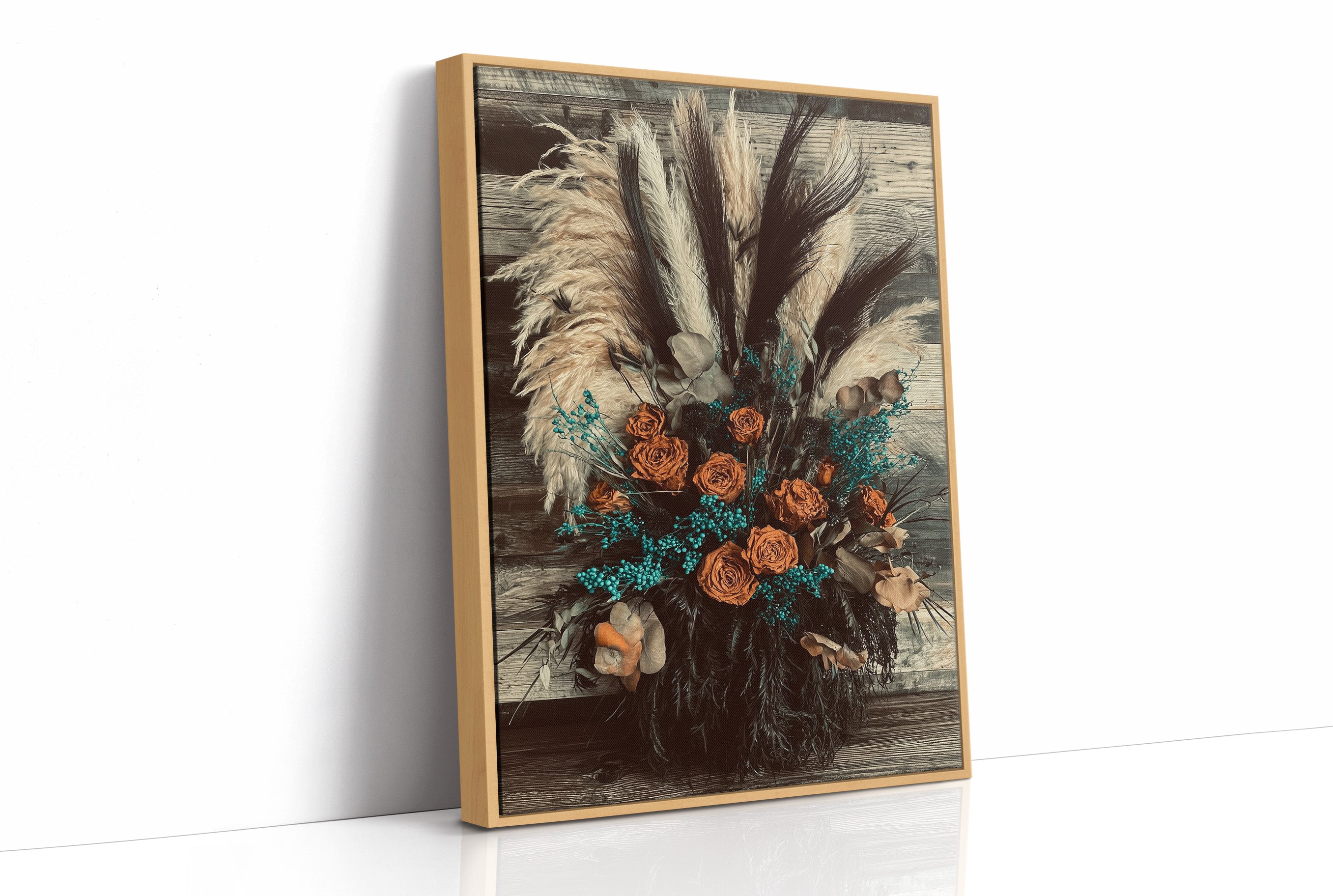 Burnt Orange Beneath the Plumes