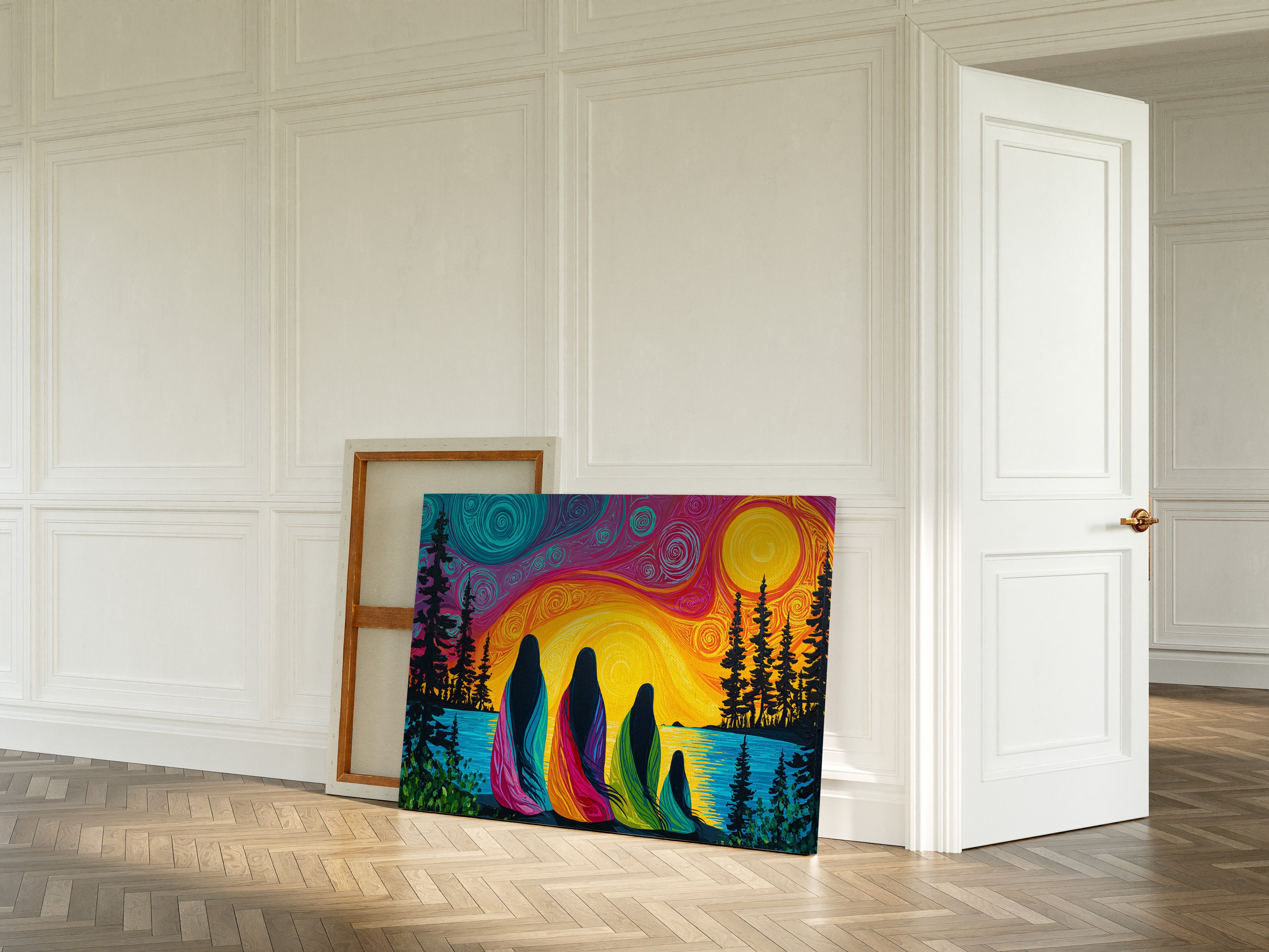 Sacred Waters Meet Northern Lights