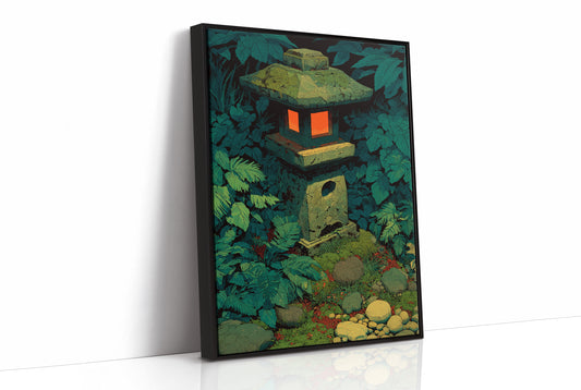 Stone Lantern in the Undergrowth