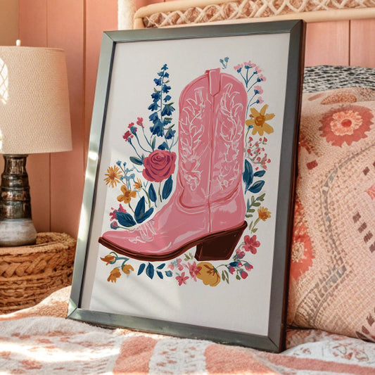 Wildflower Cowgirl Dreams - Pink Western Boots