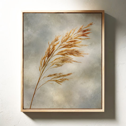 Golden Grains in Gentle Breeze