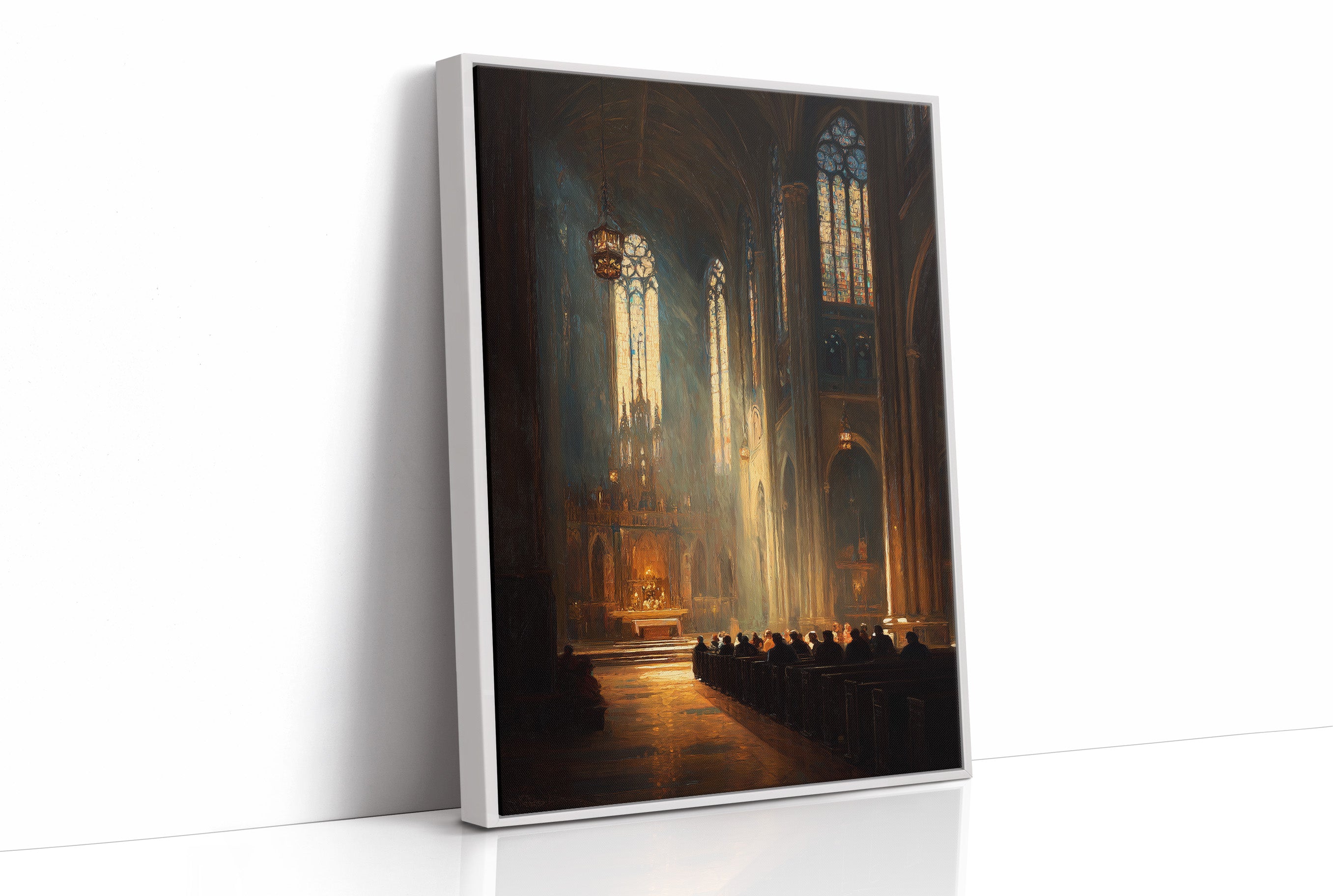 Sacred Light Bathes Ancient Prayers