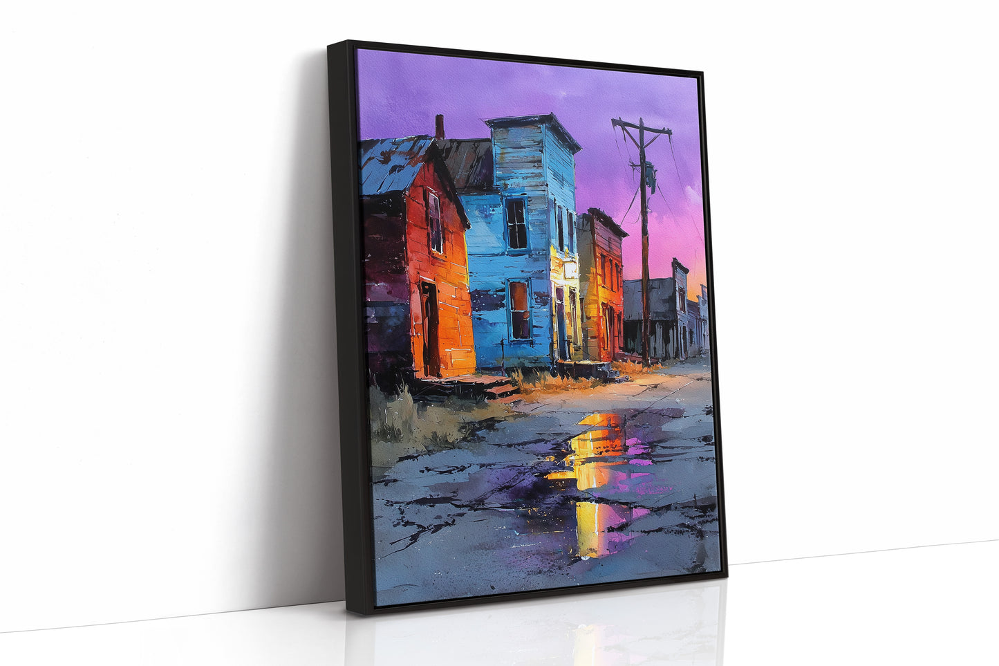 Ghost Town at Dusk