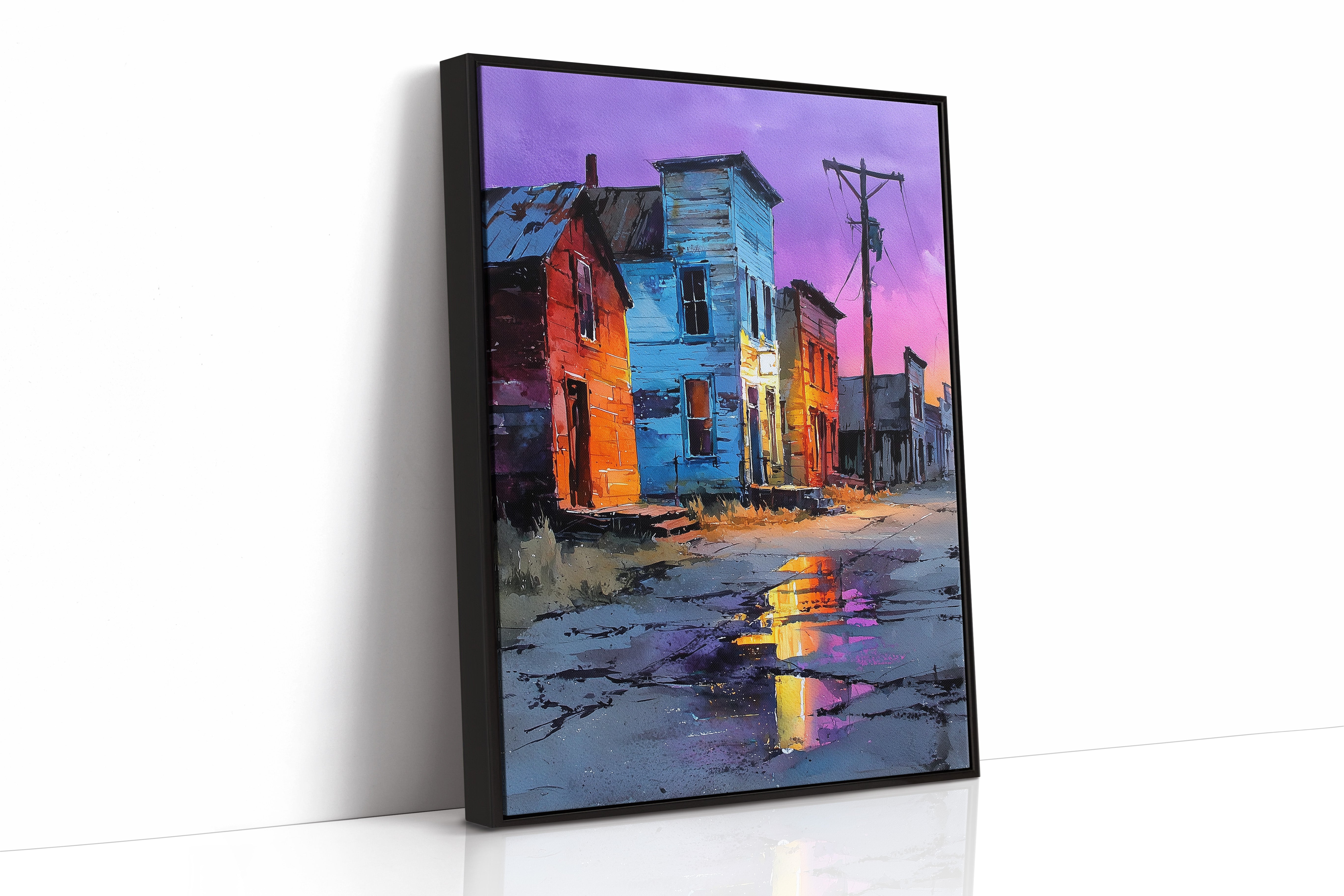Ghost Town at Dusk