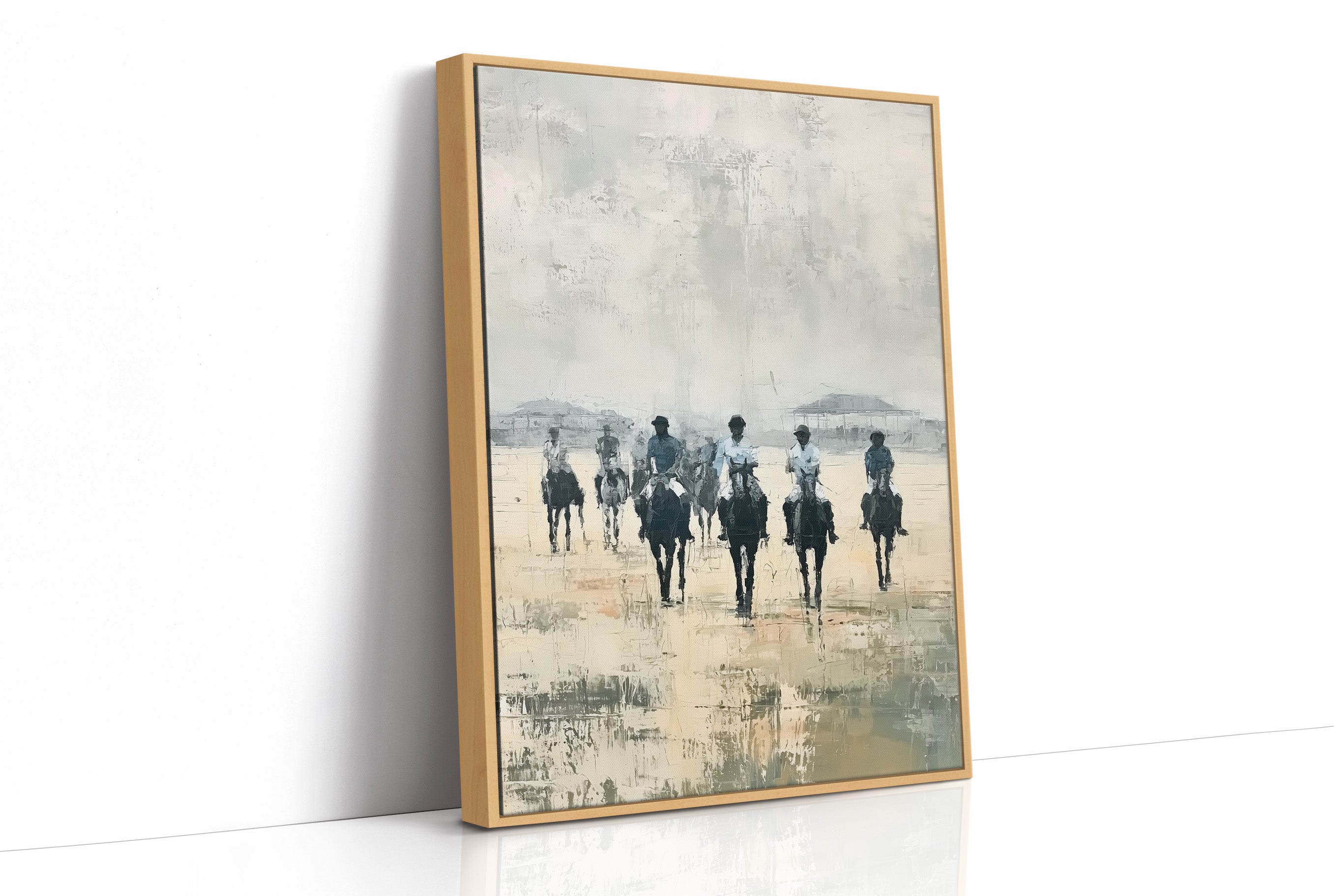 Silhouettes on the Morning Track