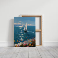 Where the Cliffs Bloom Toward Open Water
