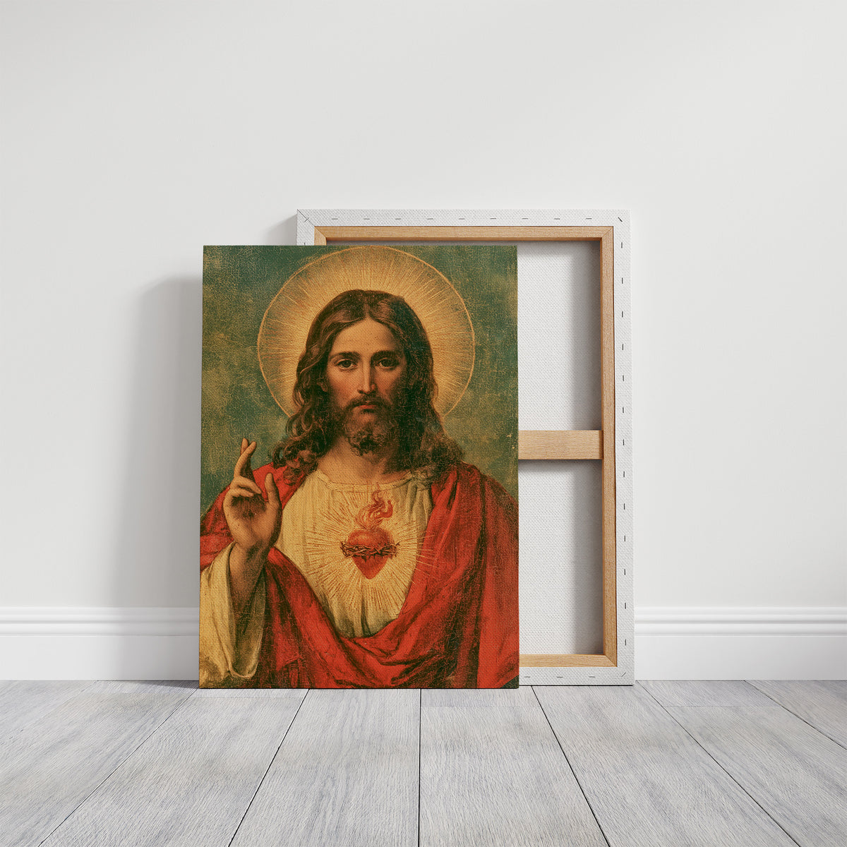 Sacred Heart Vintage Devotional Print