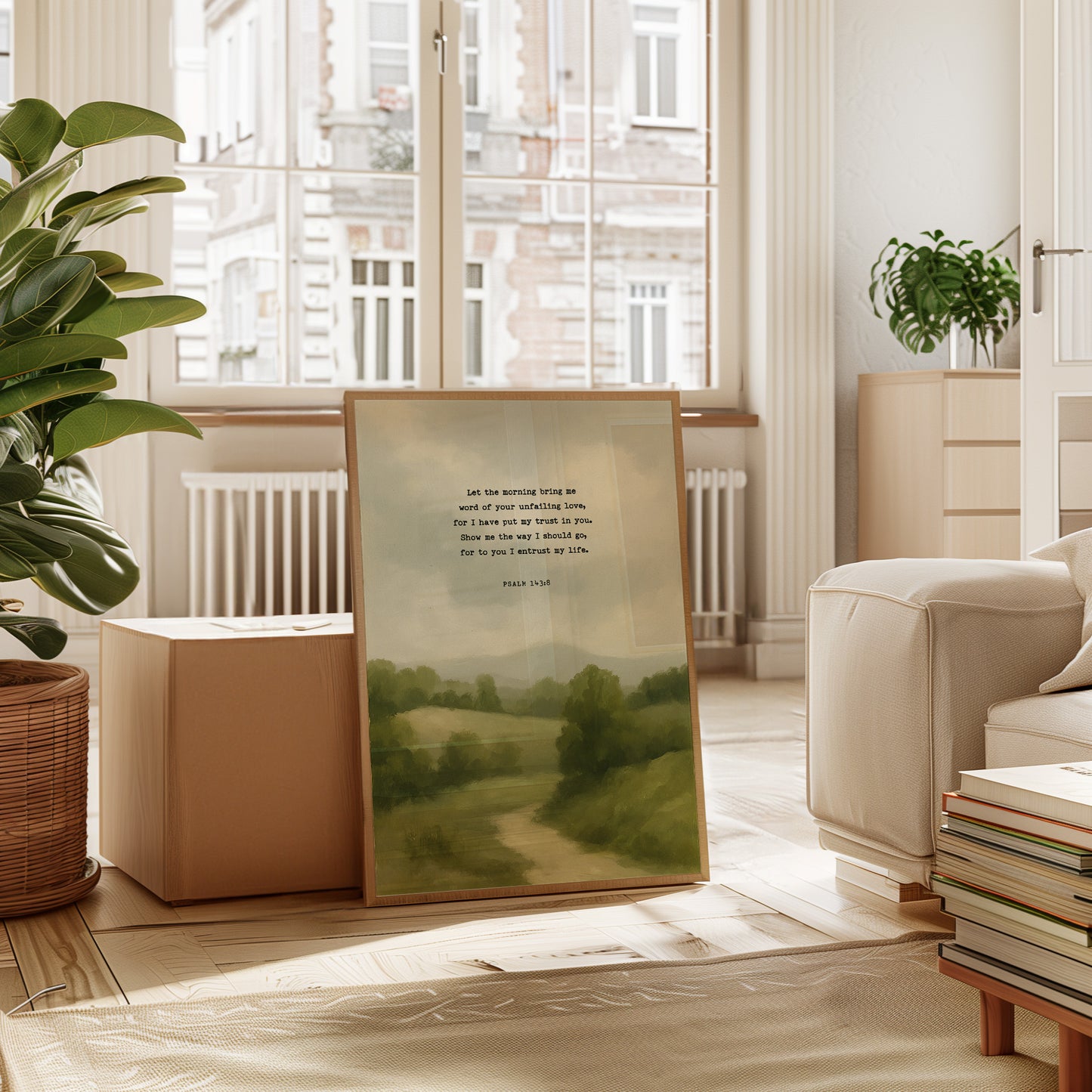 Morning Trust Psalm 143:8 Landscape Print