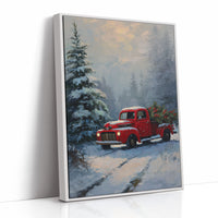Red Truck Brings Christmas Home