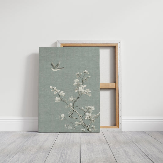 Soft Blossoms On Morning Linen