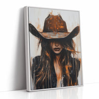 Cowgirl in Crimson – Modern Western Grit