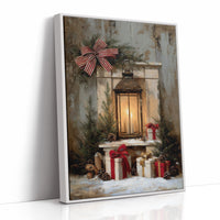 Lantern Light Beckons Winter Home