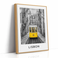 Bica Tram, Yellow on Grey