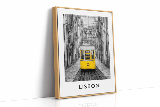 Bica Tram, Yellow on Grey