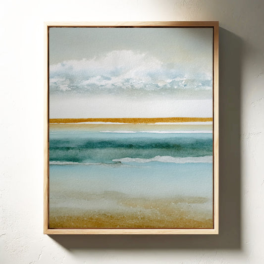 Where Waves Kiss Golden Sands