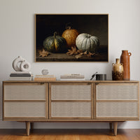 Autumn Gourds Dance With Maple