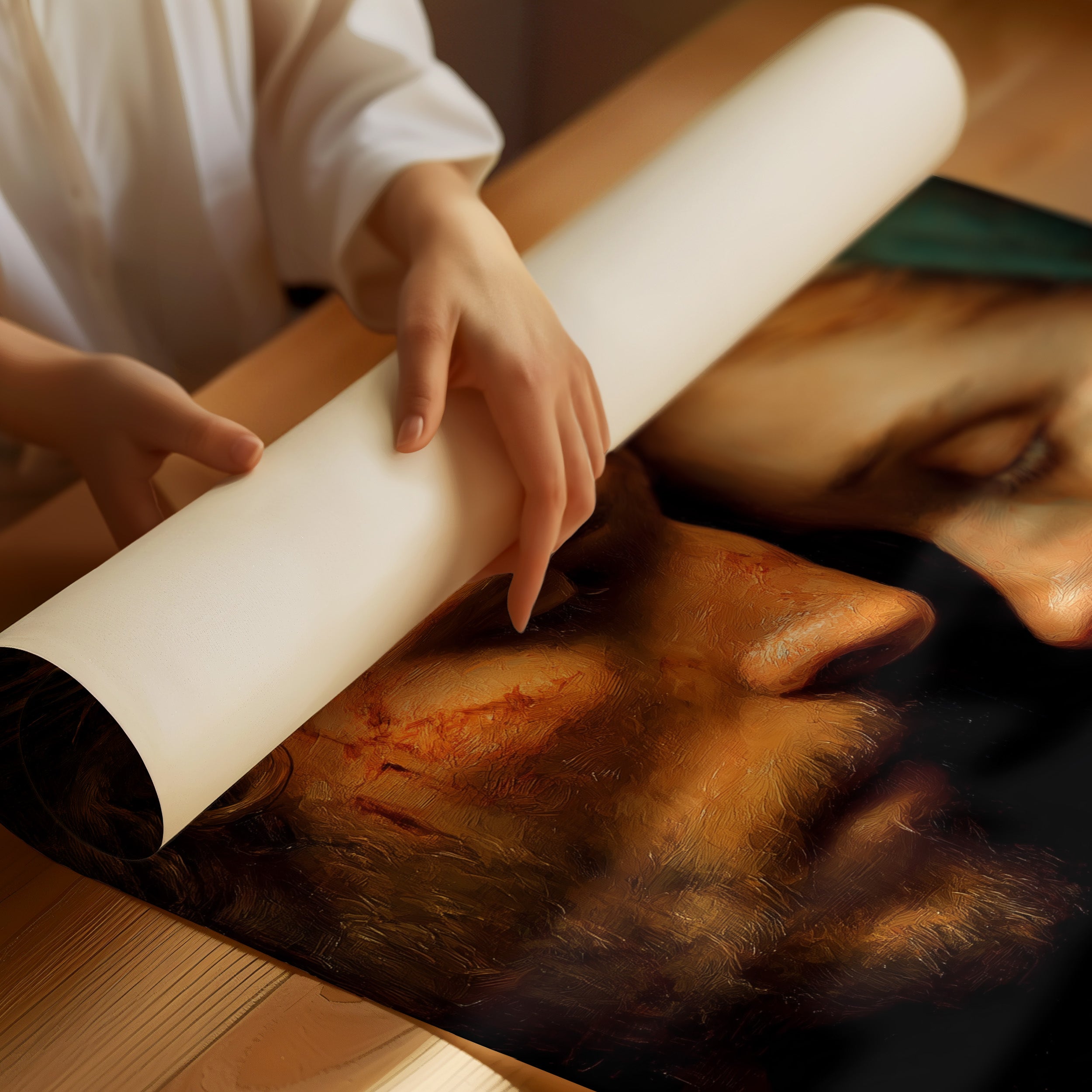 Sacred Sorrow: Intimate Moment of Compassion