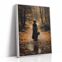 Autumn Path Beckons Her Forward