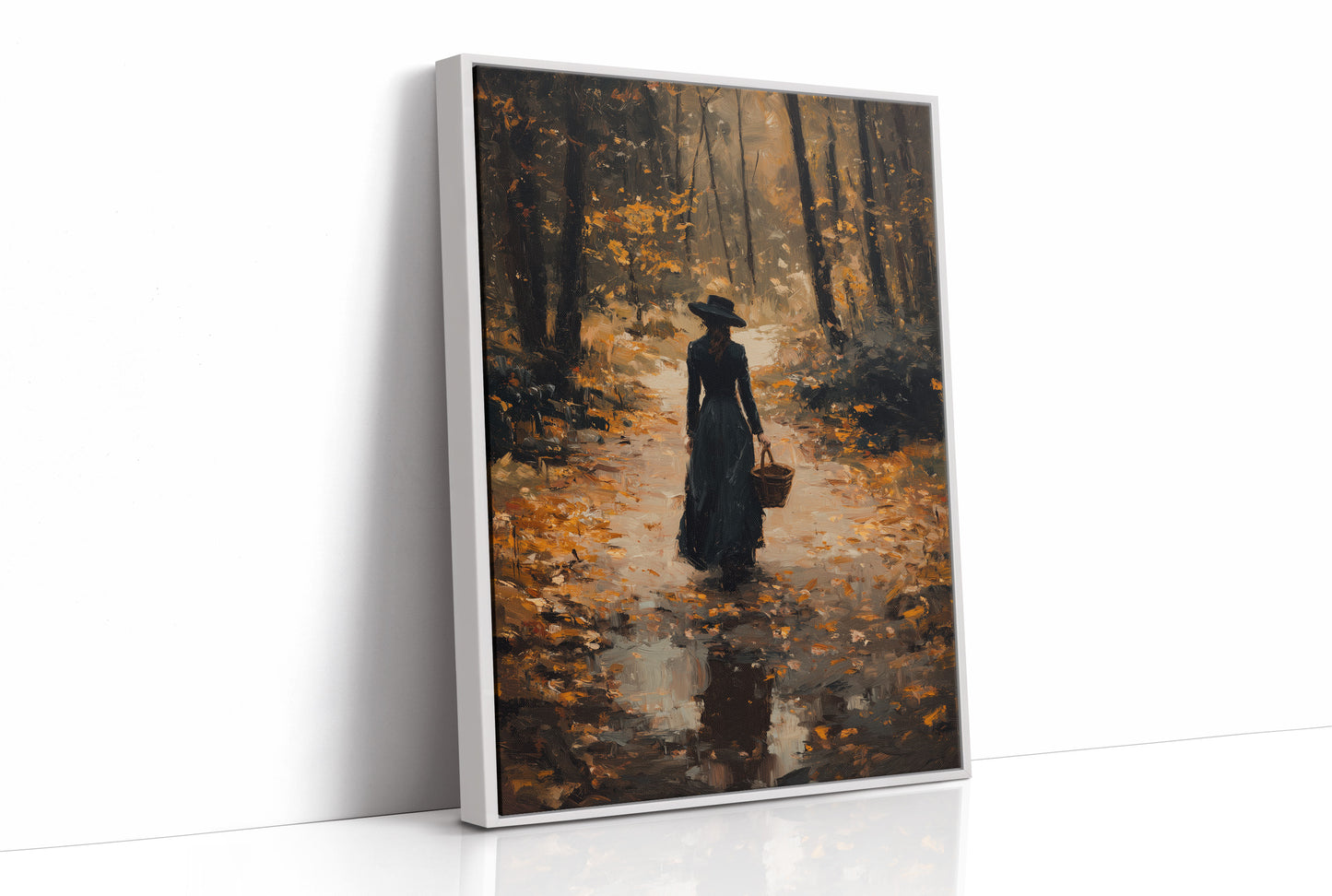 Autumn Path Beckons Her Forward