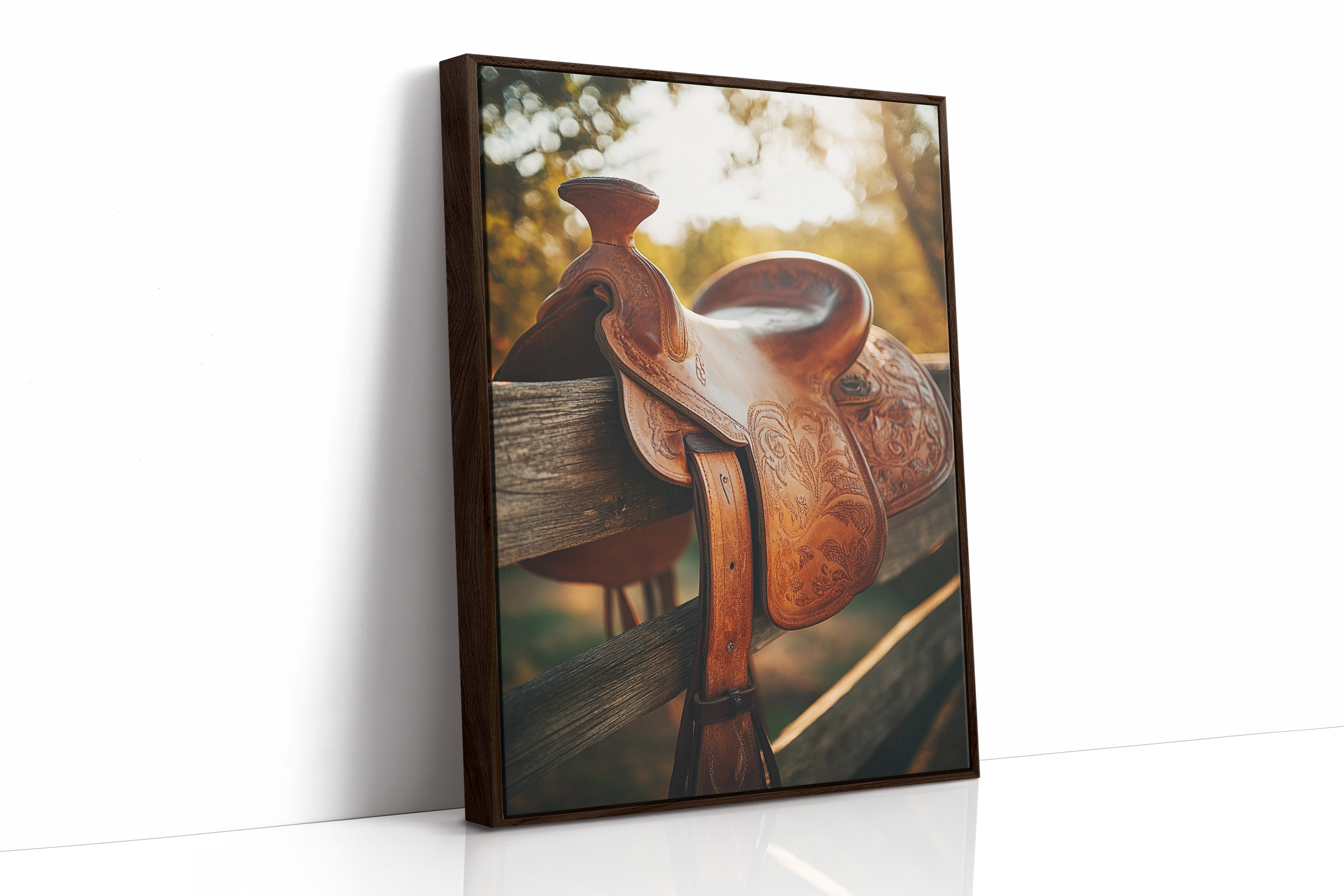 Golden Hour Saddle Stillness and Grit