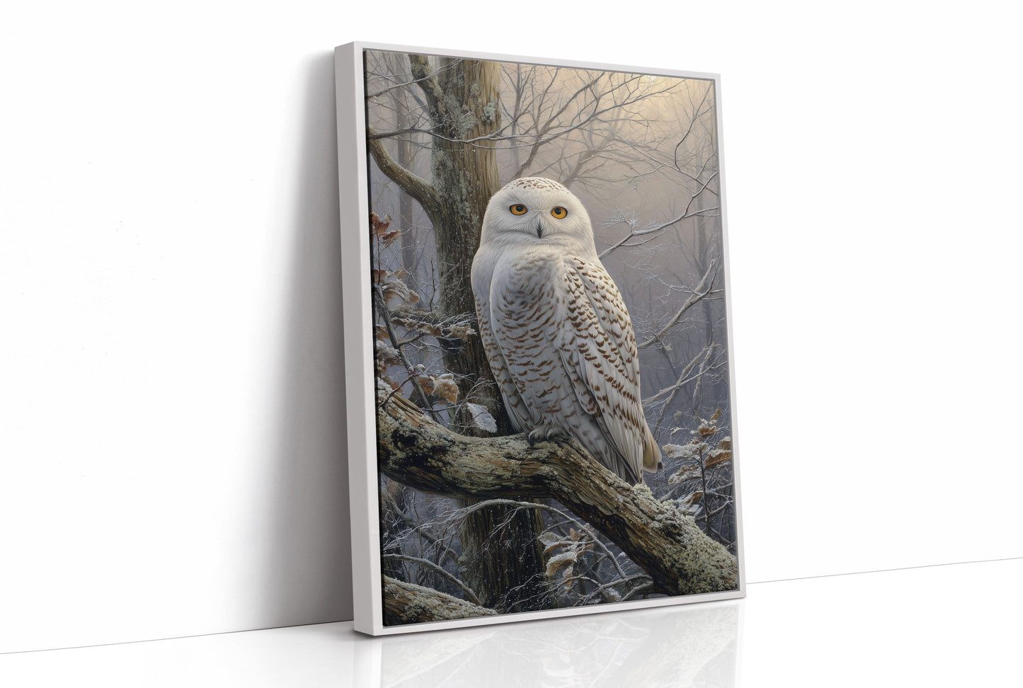 Arctic Wings Meet Winter Woods