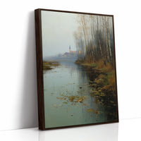 Autumn Whispers Across Misty Waters