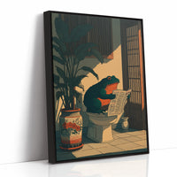 Wise Toad's Morning Paper Ritual