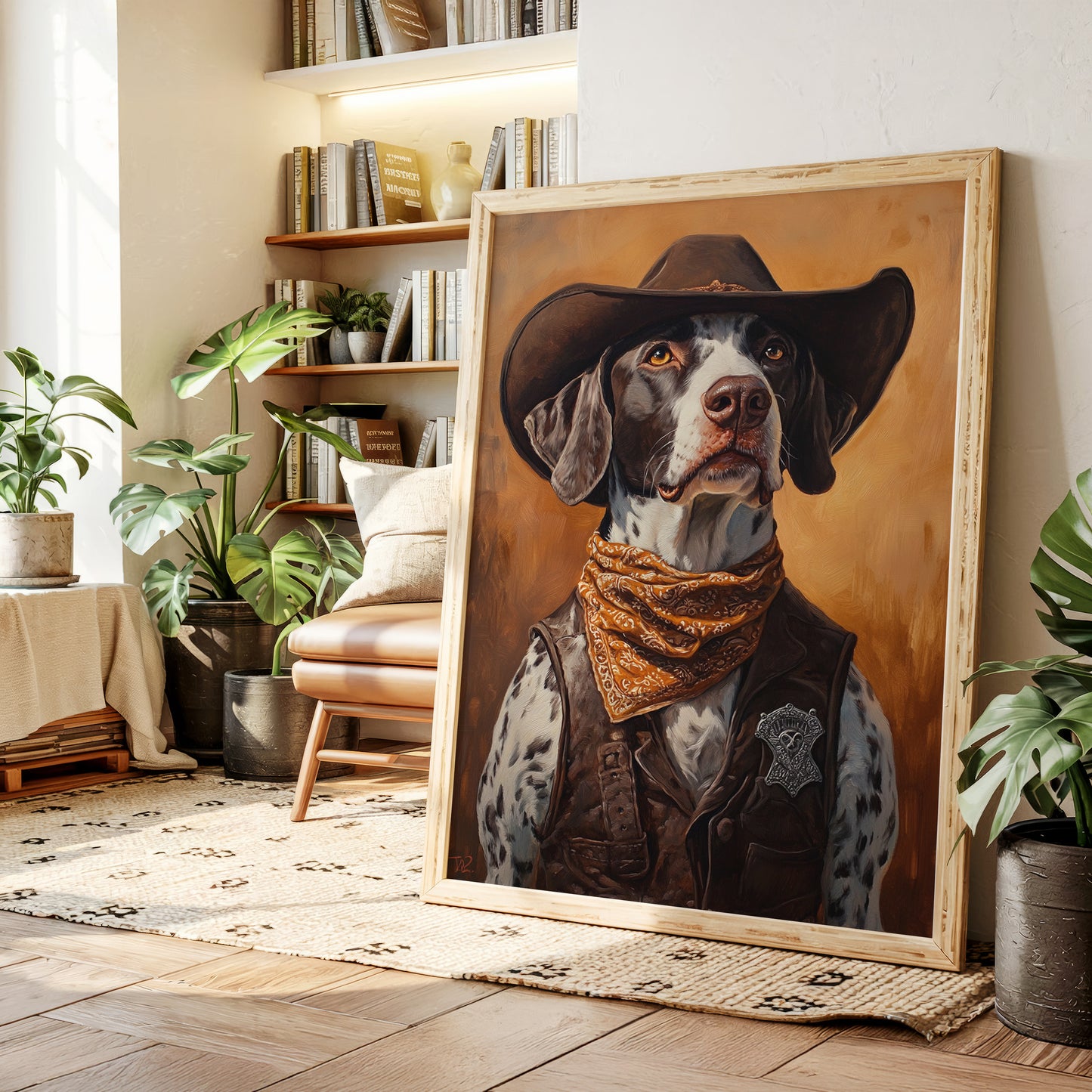 Spotted Deputy in Dusty Boots