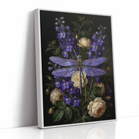 Dragonfly in the Delphinium