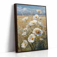 Sunlit Daisies Dance in Golden Fields