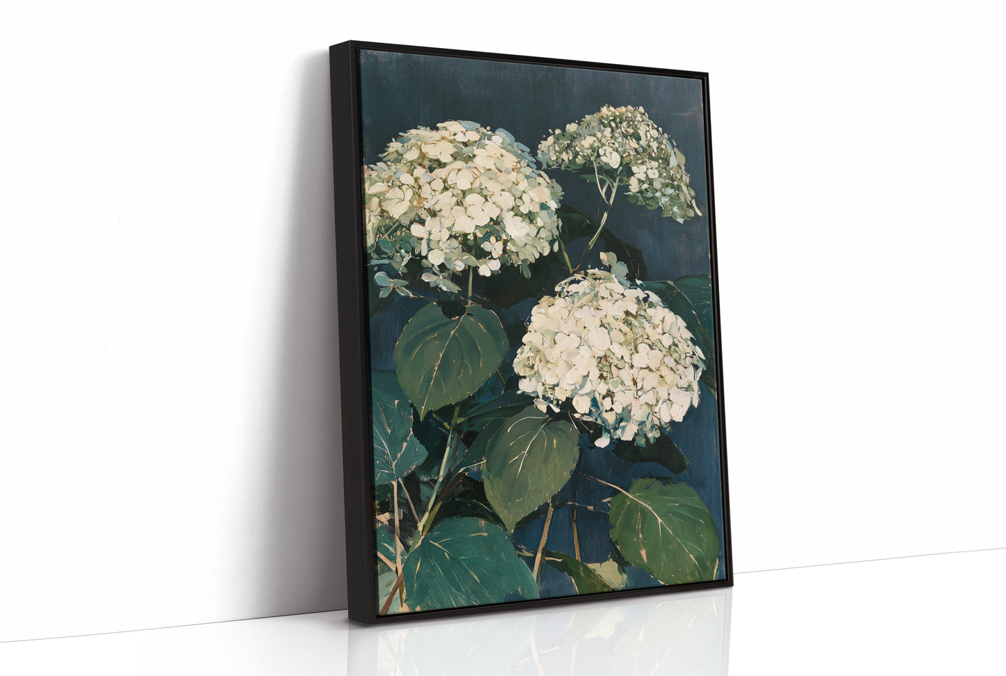 Hydrangeas After Dusk