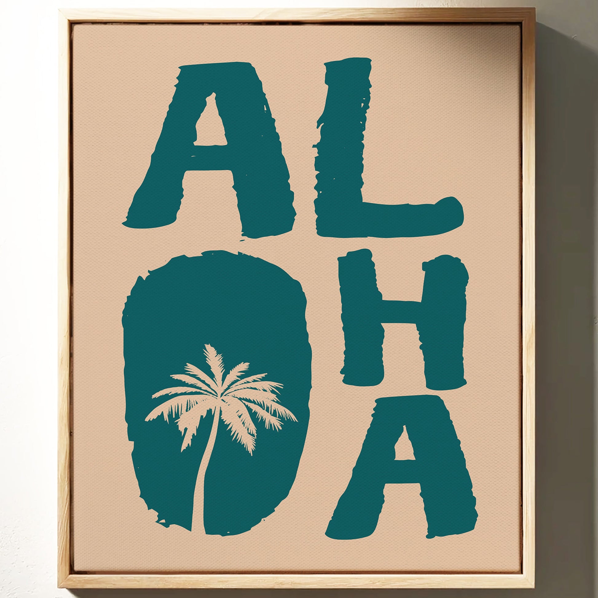 Island Letters Spell Summer Peace